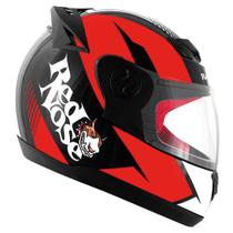capacete evolution g6 red nose vermelho tam. 56