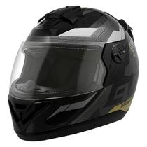 Capacete Evolution G8 Evo Brilhante Tam. 60 Forro Termoformado Casco ABS CAP-719BLK Pro Tork
