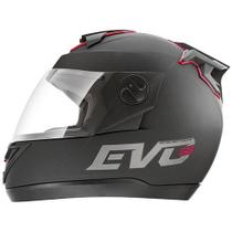 Capacete evolution g8 evo solid fosco preto tam. 56