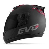Capacete evolution g8 evo solid + viseira fumê Capacete evolution g8 evo solid + viseira fumê
