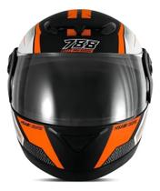 Capacete evolution tork g6 pro series laranja 58