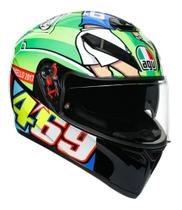 Capacete Fechado Agv K3 Sv Rossi Mugello 2017 + Pinlock 56