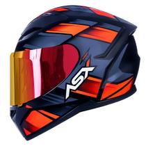 Capacete Fechado ASX City Start Vermelho Brilho com Viseira Colorida Vermelha Capacete Fechado ASX City Start Vermelho Brilho com Viseira Colorida Vermelha
