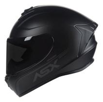 Capacete Fechado Asx Moto Esportivo Draken Preto Fosco