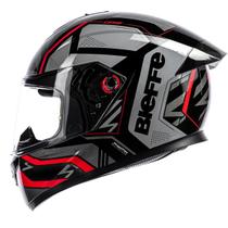 Capacete Fechado Bieffe B12 Phanton Preto com Grafite Brilho