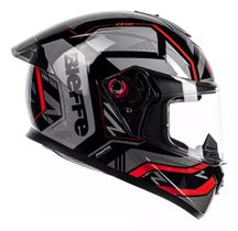 Capacete Fechado Bieffe B12 Phanton Preto Grafite Moto