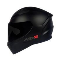 Capacete Fechado City Solid Fosco Preto e Grafite ASX Tamanho do Capacete:64Cor:Preto
