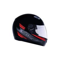 Capacete Fechado Ebf 7 Carbon Preto Vermelho tamanho 56 Capacete Fechado Ebf 7 Carbon Preto Vermelho tamanho 56