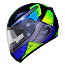 Capacete Fechado EBF X Troy Com óculos interno Furious