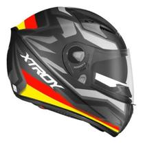 Capacete Fechado EBF X Troy Flag com óculos interno