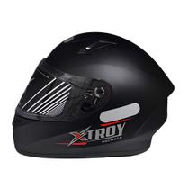 Capacete Fechado EBF XTroy FF 526 SLD Shine Preto Fosco
