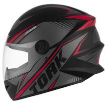 Capacete Fechado Feminino Masculino Integral Protork R8 Original com Selo Inmetro Viseira Cristal