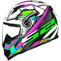 Capacete Fechado FF358 Classic XDRON Rosa LS2 Tamanho do capacete:56Cor:Rosa Capacete Fechado FF358 Classic XDRON Rosa LS2 Tamanho do capacete:56Cor:Rosa
