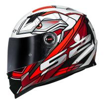 Capacete Fechado FF358 Xdron Preto e Vermelho LS2 Tamanho do Capacete:54Cor:Preto Vermelho Capacete Fechado FF358 Xdron Preto e Vermelho LS2 Tamanho do Capacete:54Cor:Preto Vermelho