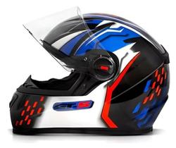 Capacete Fechado FW3 GT5 com Viseira e Narigueira Capacete Fechado FW3 GT5 com Viseira e Narigueira