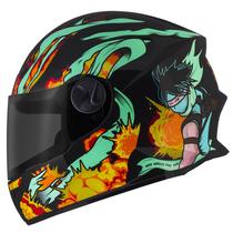 Capacete Fechado Infantil Pro Tork Liberty Four Kids Combustion Viseira Fume