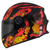 Capacete Fechado Infantil Pro Tork Liberty Four Kids Combustion Viseira Fume Capacete Fechado Infantil Pro Tork Liberty Four Kids Combustion Viseira Fume