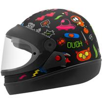 Capacete Fechado Integral Moto Masculino Feminino Pro Tork Sport Moto Universe Lançamento