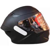 Capacete Fechado Kyt Tt Course Plain Matt Black Preto Fosco