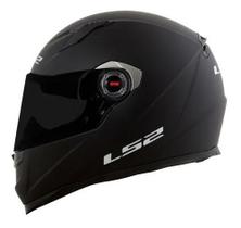 Capacete Fechado Ls2 Ff358 Monocolor Preto Fosco Matt Black