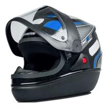 Capacete Fechado Masculino e Feminino Automático AD com Botão Fw3 com Inmetro Varias Cores