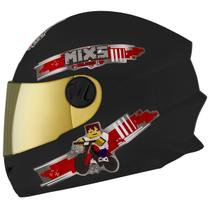 Capacete Fechado Mixs Start Infantil Blocks