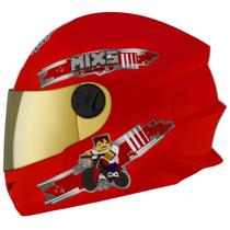 Capacete Fechado Mixs Start Infantil Blocks