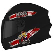 Capacete Fechado Mixs Start Infantil Blocks Capacete Fechado Mixs Start Infantil Blocks