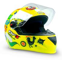 Capacete Fechado Moto Com Narigueira Gtn Masculino Stickers Variados Amarelo Resistente Tamanho 56 Fw3 Capacete Fechado Moto Com Narigueira Gtn Masculino Stickers Variados Amarelo Resistente Tamanho 56 Fw3