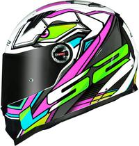 Capacete Fechado Moto Ls2 FF358 Classic Xdron Rosa Pink. Capacete Fechado Moto Ls2 FF358 Classic Xdron Rosa Pink.
