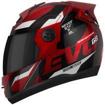 Capacete Fechado Moto Masculino Feminino Evolution G8 Evo Solid 788 Viseira Fumê PRO TORK