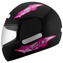 Capacete Fechado Moto Mixs Start For Girls Feminino Segurança Conforto