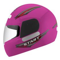 Capacete Fechado Moto Mixs Start Masculino Feminino Segurança Conforto