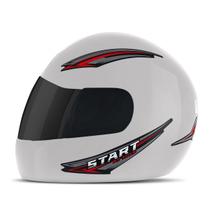 Capacete Fechado Moto Mixs Start Viseira Fumê Masculino Feminino Segurança Conforto