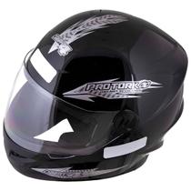 Capacete Fechado Moto New Liberty Four Inmetro Cor Preto Tamanho 60 - Pro Tork