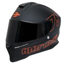 Capacete Fechado Motociclista Mormaii M1 1979 Fosco