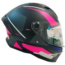 Capacete Fechado Mt Helmets Stinger 2 Cheste C8 Rosa Fosco