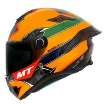 Capacete Fechado Mt Helmets Targo Diogo23 Tribute A3 Amarelo