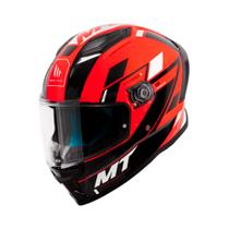 Capacete Fechado MT Stinger 2 Zivze C5 Vermelho