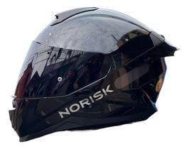 Capacete Fechado Norisk Razor Solid 2 Cores + Narigueira Capacete Fechado Norisk Razor Solid 2 Cores + Narigueira