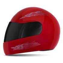 Capacete Fechado Para Moto Adulto Simples Homem Mulher Viseira Fumê Pro Tork Liberty Four