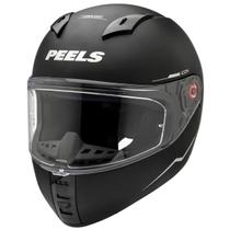 Capacete Fechado Peels Icon 23 Naked Preto Fosco Prata Capacete Fechado Peels Icon 23 Naked Preto Fosco Prata