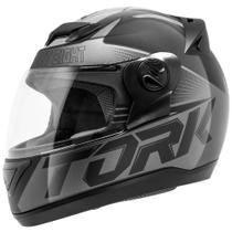 Capacete Fechado Pro Tork Evolution G7 Preto E Cinza Brilhante Capacete Fechado Pro Tork Evolution G7 Preto E Cinza Brilhante