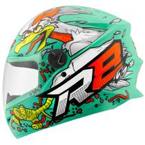 Capacete Fechado Pro Tork R8 Rocket Chicken Fosco Lançamento Bonito Barato