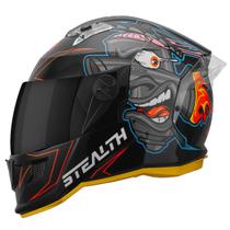 Capacete Fechado Pro Tork Stealth Carburetor Brilhante Vis. Fumê