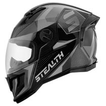 Capacete Fechado Pro Tork Stealth Concept Brilhante Capacete Fechado Pro Tork Stealth Concept Brilhante