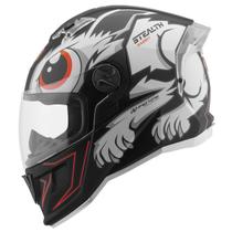 Capacete Fechado Pro Tork Stealth Rabbit Brilhante Segurança Conforto Capacete Fechado Pro Tork Stealth Rabbit Brilhante Segurança Conforto