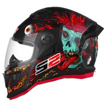 Capacete Fechado Pro Tork Stealth Zombie Fosco