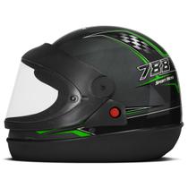 Capacete Fechado Pro Tork Super Sport Moto Grafite Automatico