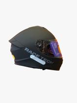 Capacete Fechado Race Tech Hit Monocolor Preto Fosco Original